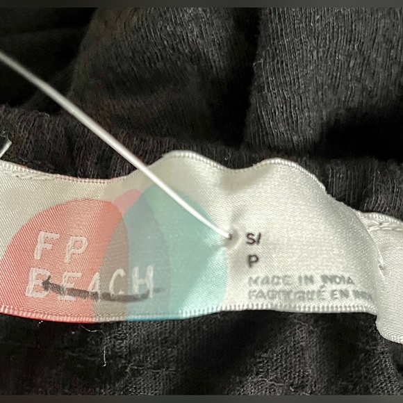 Free People Beach NWOT Emma Louise mini dress in black only size small - Picture 13 of 16